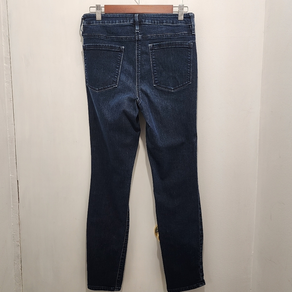 Athleta Sculptek‎ Skinny Jeans Dark Wash Women's Size 10 - Picture 5 of 11